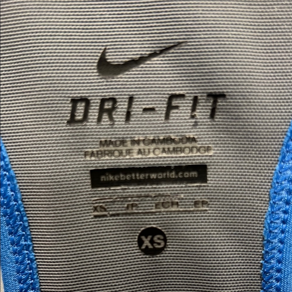 Nike Racerback Blue Tank Top - Picture 3 of 3